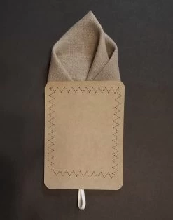 Men's Sand Tan 100% Linen Pre-Folded Pocket Square Insert - Point Design -Fashionable Costume linen sand point 4 96091.1643399706