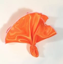 Antonio Ricci 2-in-1 Pouf Round Pocket Square - Pink On Orange 7 Antonio Ricci 2-in-1 Pouf Round Pocket Square - Pink On Orange -Fashionable Costume pink 03368.1619808098