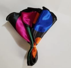 Antonio Ricci 2-in-1 Pouf Round Pocket Square - Large Polka Dots On Black 8 Antonio Ricci 2-in-1 Pouf Round Pocket Square - Large Polka Dots On Black -Fashionable Costume polkadots 5 58608.1641495231