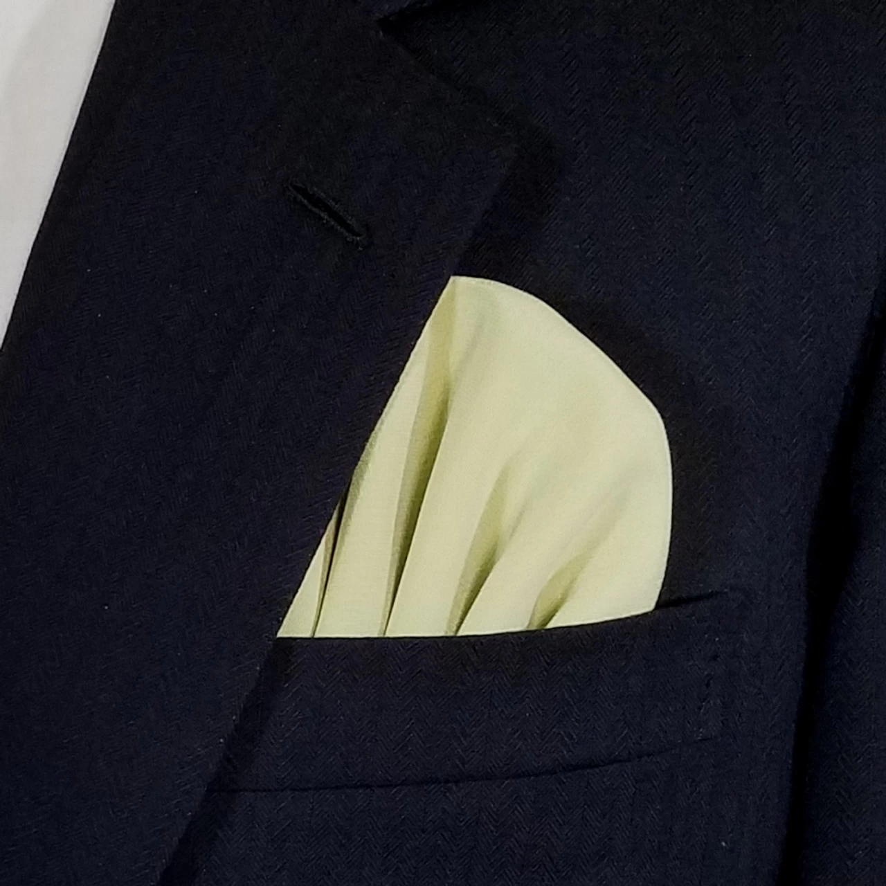 Sage Green 100% Silk Pre-Folded Pocket Square Insert 1 Sage Green 100% Silk Pre-Folded Pocket Square Insert