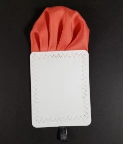 100% Silk Pre-Folded Pocket Square Insert - Salmon Peach Tone -Fashionable Costume salmon3 23801.1646947431
