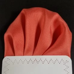 100% Silk Pre-Folded Pocket Square Insert - Salmon Peach Tone -Fashionable Costume salmon4 17770.1646947415